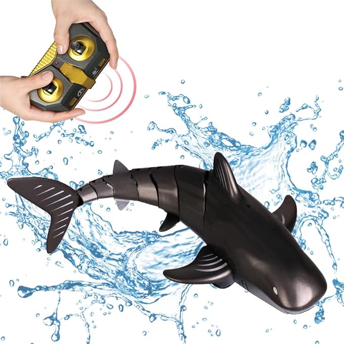 遥控鲨鱼玩具,1:18 比例高仿真鲨鱼,2.